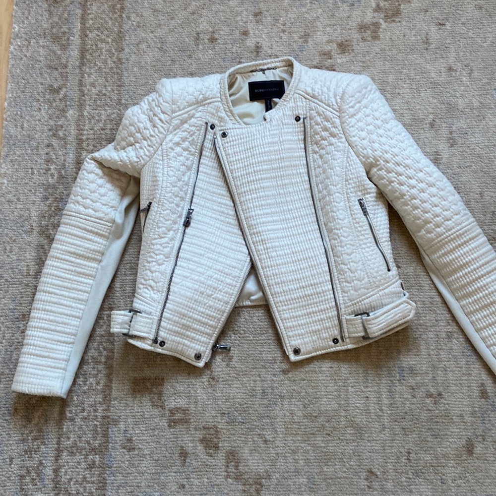 Cream Bonner jacket (small black stain on sleeve as shown)